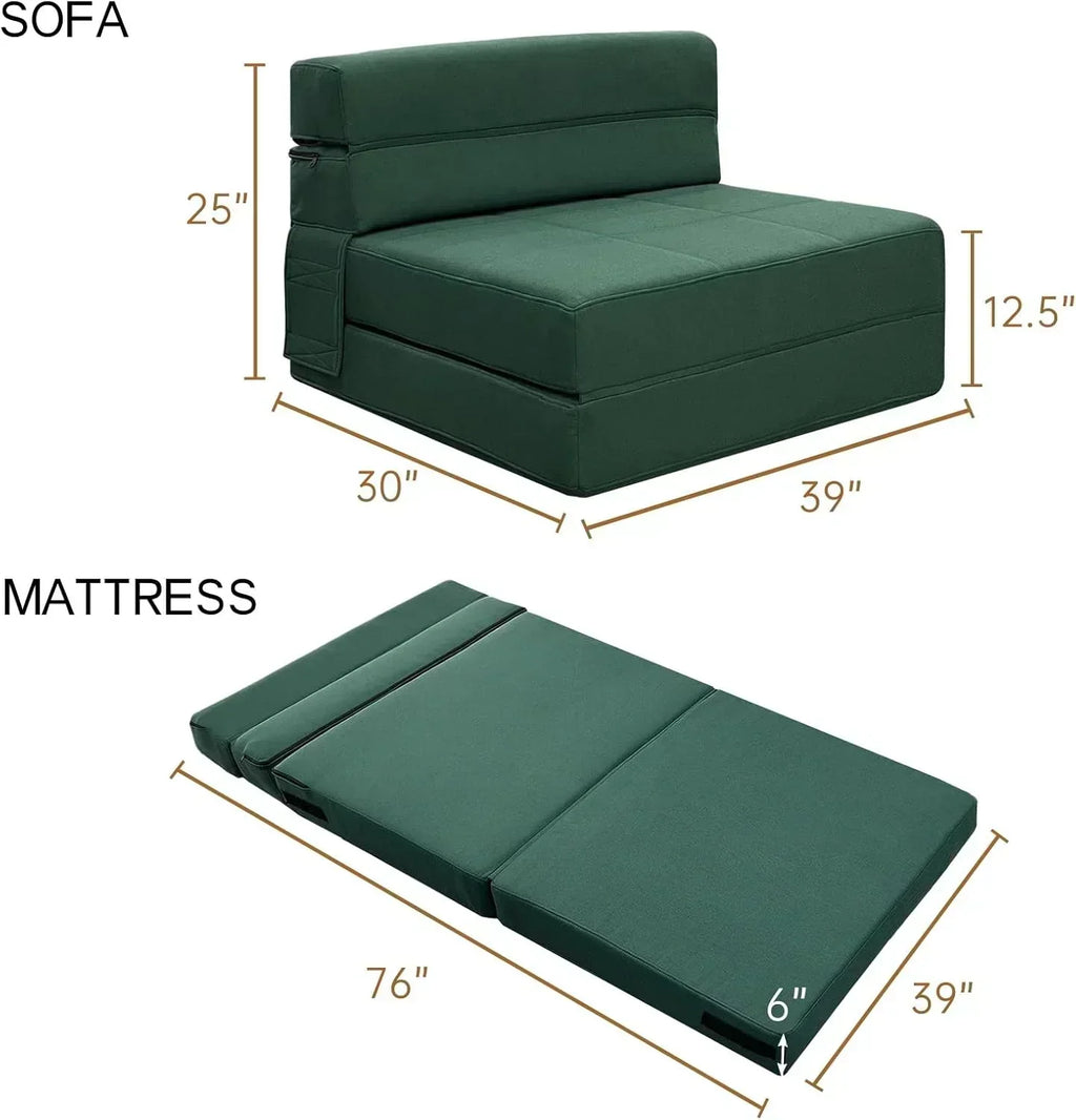 60 inch pull out sofa bed memory foam sofa with 2 pillows futon bed guest bed and pull out sofa