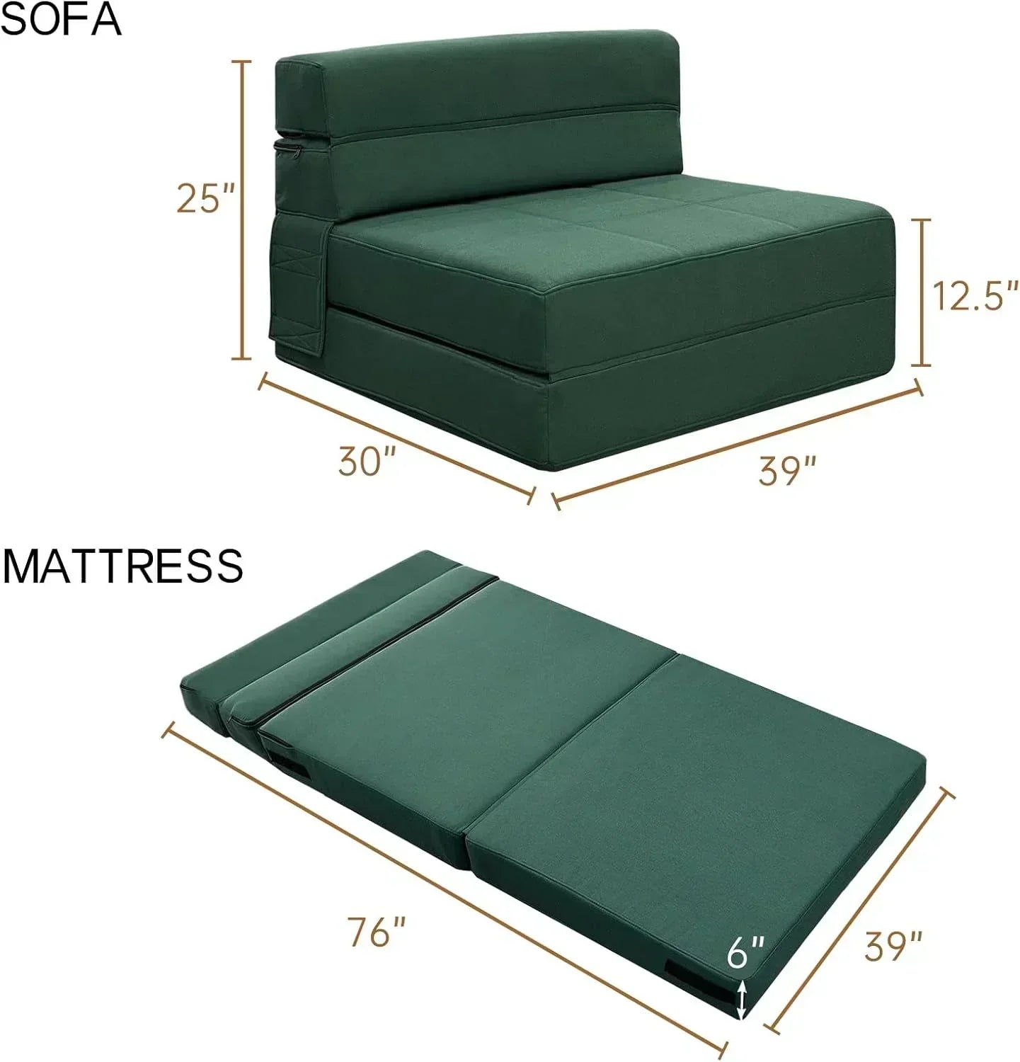 60 inch pull out sofa bed memory foam sofa with 2 pillows futon bed guest bed and pull out sofa