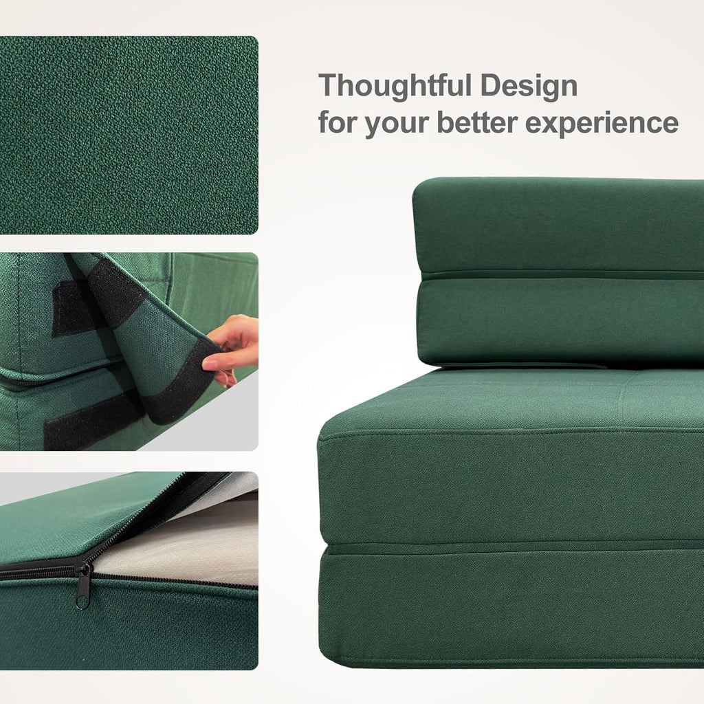 60 inch pull out sofa bed memory foam sofa with 2 pillows futon bed guest bed and pull out sofa