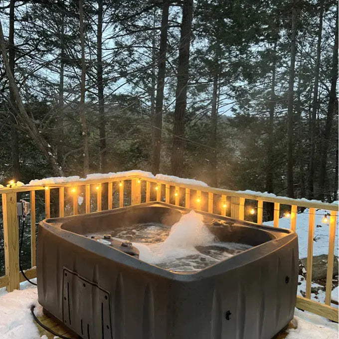 Aquarest Spas Powered By Jacuzzi Pumps 4 Person 12 Jet Rectangular Plug And Play Hot Tub