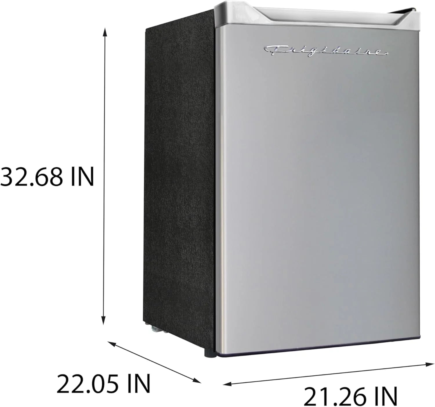 Frigidaire Upright Freezer, 6.5 cu. ft., Deep Freeze, Vinyl Coated Metal with Wire Shelving, Compact for Kitchen, RV, Dorm, Cabin, and Trailer, Platinum Design Series, Silver - 21D x 23W x 56H