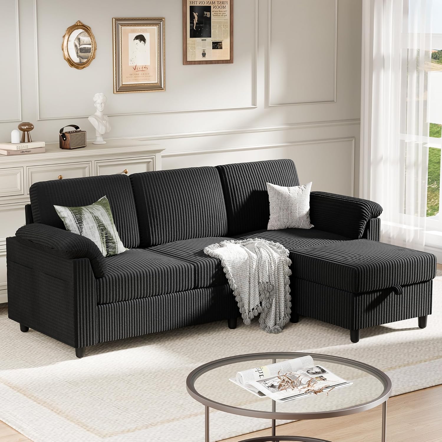 Meilocar Sectional Sofa Couch for Living Room 79 inch Sectional Couches L Shaped Couch