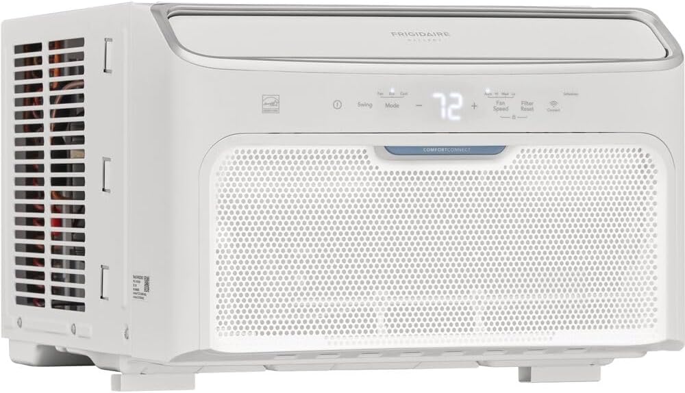 Frigidaire GHWQ103WC1 Inverter Quiet Temp Room Air Conditioner 10,000 BTU with Wi-Fi Connected