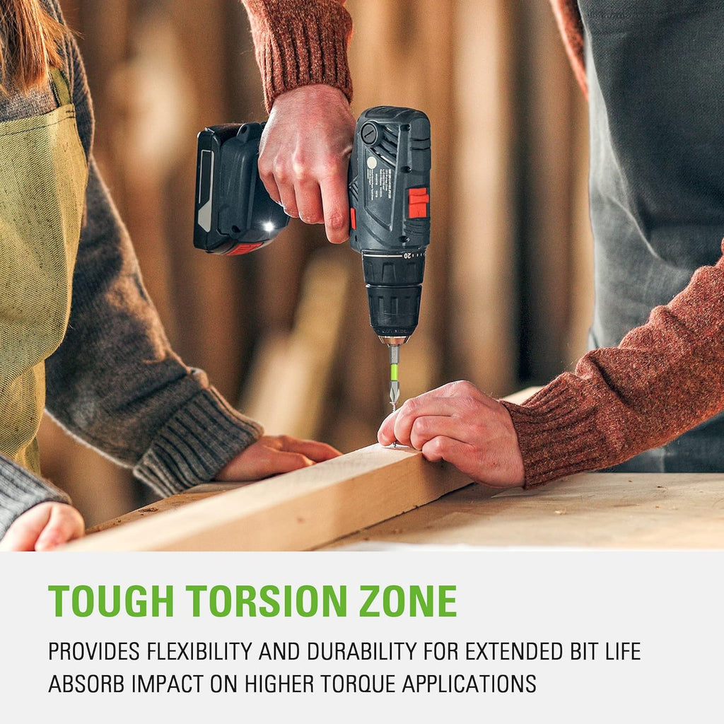 24V Brushless Cordless Drill Impact Driver Power Tool Combo Kit Included 1/2��Drill & 1/4��Hex