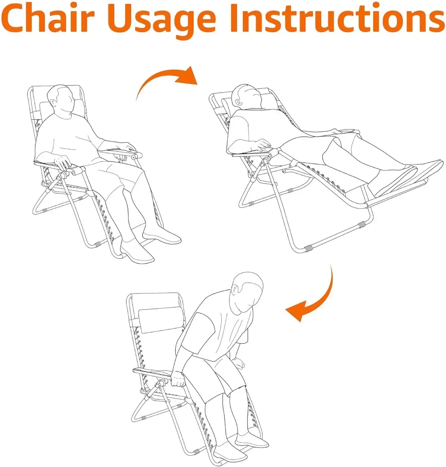 Amazon Basics Outdoor Patio Mesh Adjustable Zero Gravity Lounge Chair Recliners set of 2