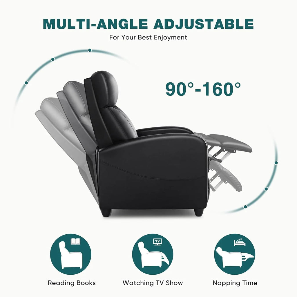 Swivel Rocking Recliner Chair with Extra Large Footrest High Back, Upholstered Glider Nursery Chair for Living Room, Bedroom & Nursery, Comfortable Deep Seat for Relaxation, Grey