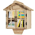 Little Library Box Outdoor Free Library Kit Double Doors Little Library Box Book Storage