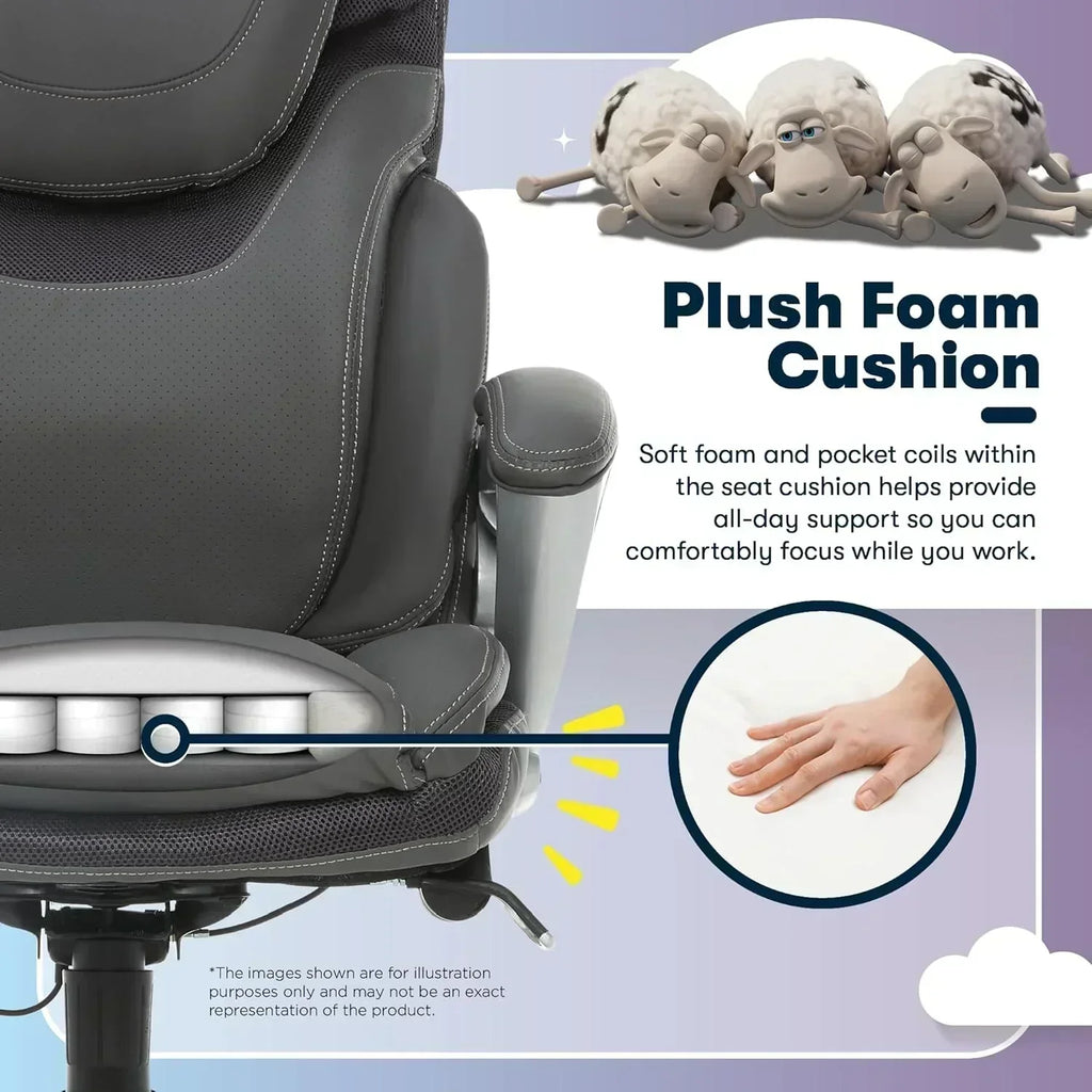 Executive office chair ergonomic computer desk and chair