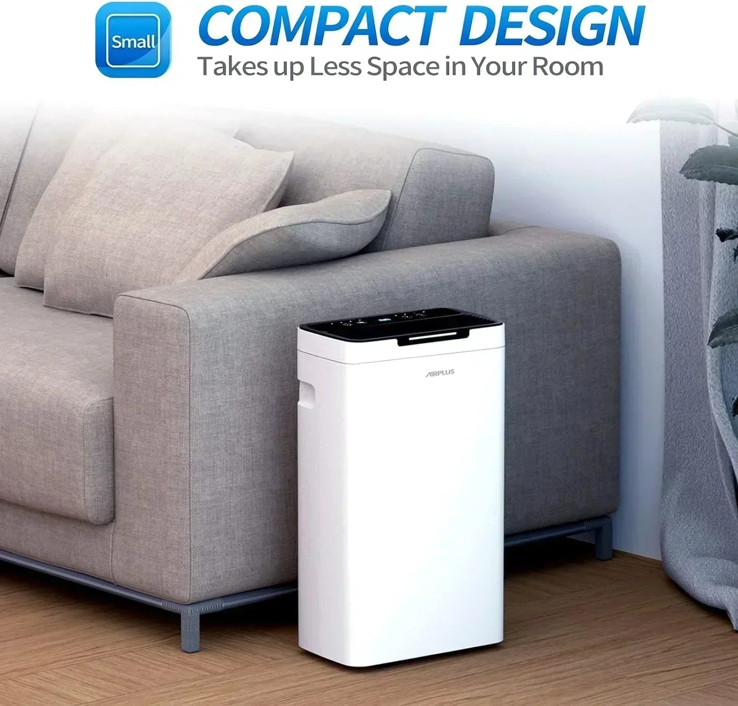 AIRPLUS 1,500 Sq. Ft Dehumidifier for Basement 30 Pints Powerful Dehumidifier for Home Large Rooms