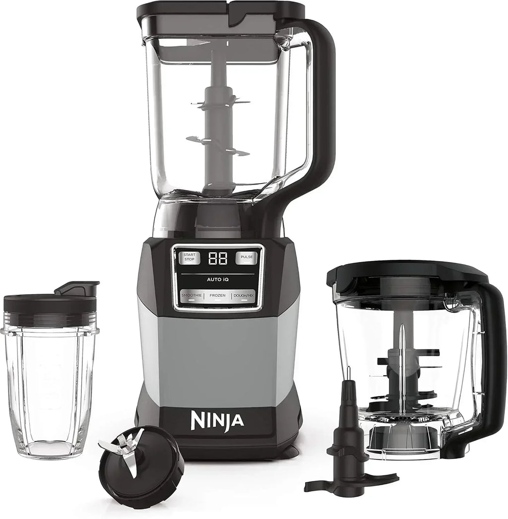 Ninja Blender Compact Kitchen System for Smoothies Doughs and Frozen Drinks with Auto-IQ