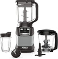 Ninja Blender Compact Kitchen System for Smoothies Doughs and Frozen Drinks with Auto-IQ