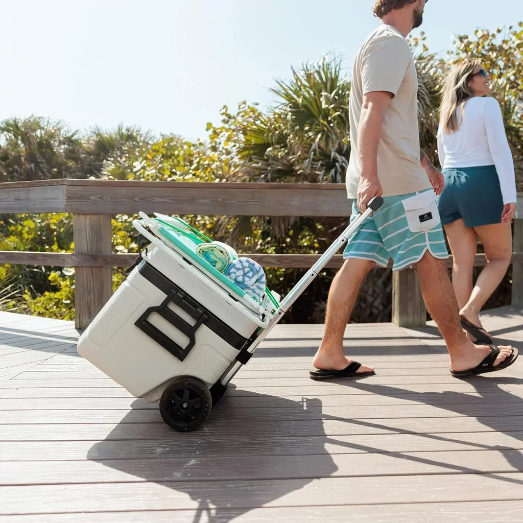 Igloo 52Qt Wheeled Cooler Insulated Hard Shell Ice Chest
