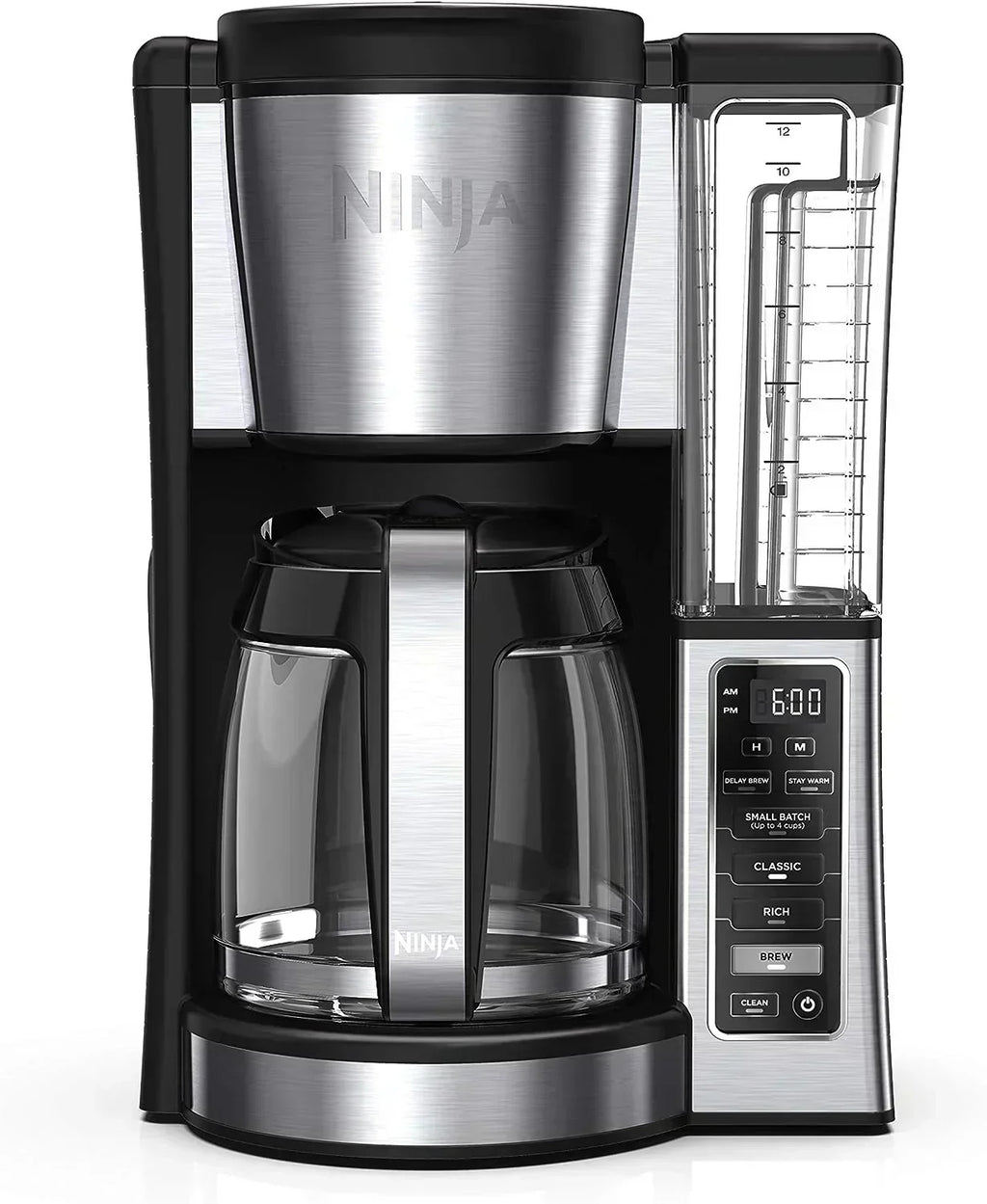 Programmable Coffee Brewer with 2 Brew Styles Adjustable Warm Plate and Delay Brew