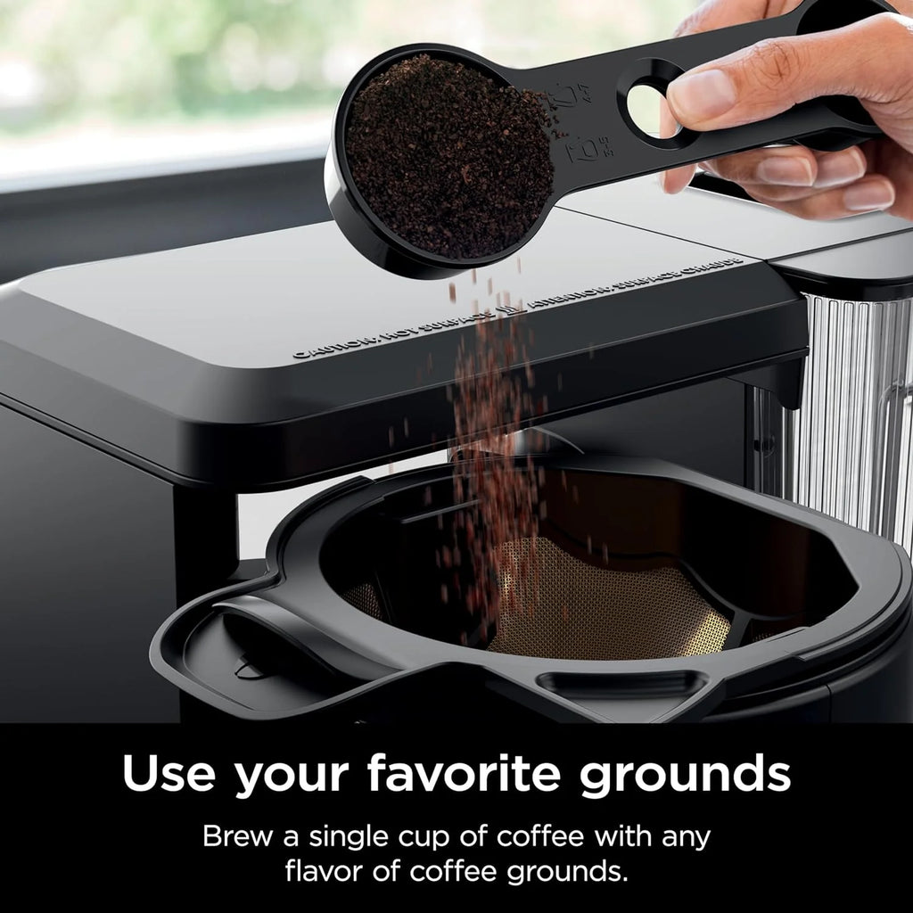 Extra Large Hot and Iced Coffee Maker with Fast Cold Brew, 4 Brewing Methods, 8 Sizes (Small to Travel), Single-Cup Coffee Maker, 12-Cup Capacity