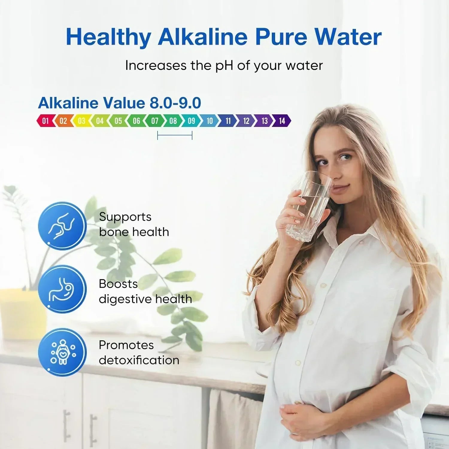 Purewell three-stage 0.01��m ultrafiltration gravity water filtration system 304