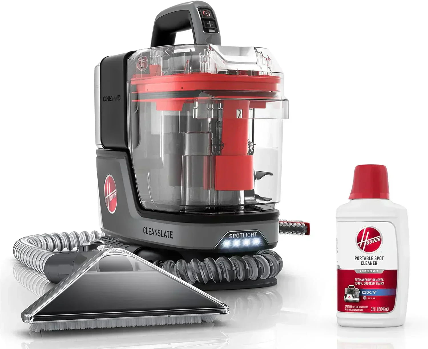 Hoover CleanSlate Plus Portable Carpet Upholstery Spot Cleaner with Powerful Suction