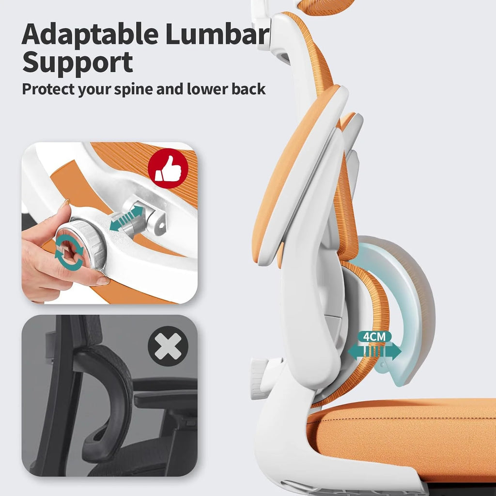 Office Chair Ergonomic Desk Chair, 330 lbs Home Mesh Desk Chair with Wheels, Comfortable Gaming Chair, High Back Office Chair
