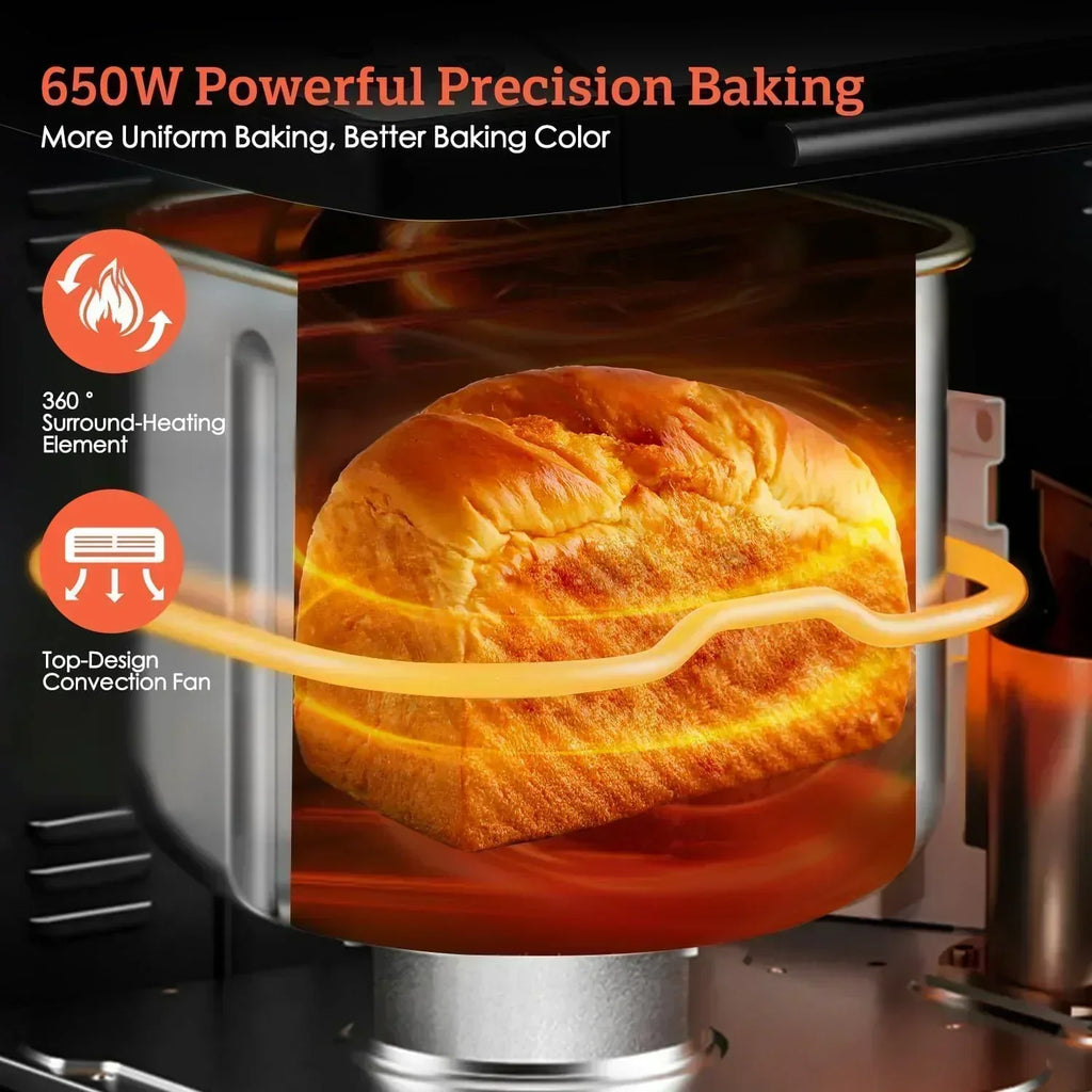 KBS 2LB Bread Maker 19-in-1 Automatic Stainless Steel Bread Maker with Ceramic Pot