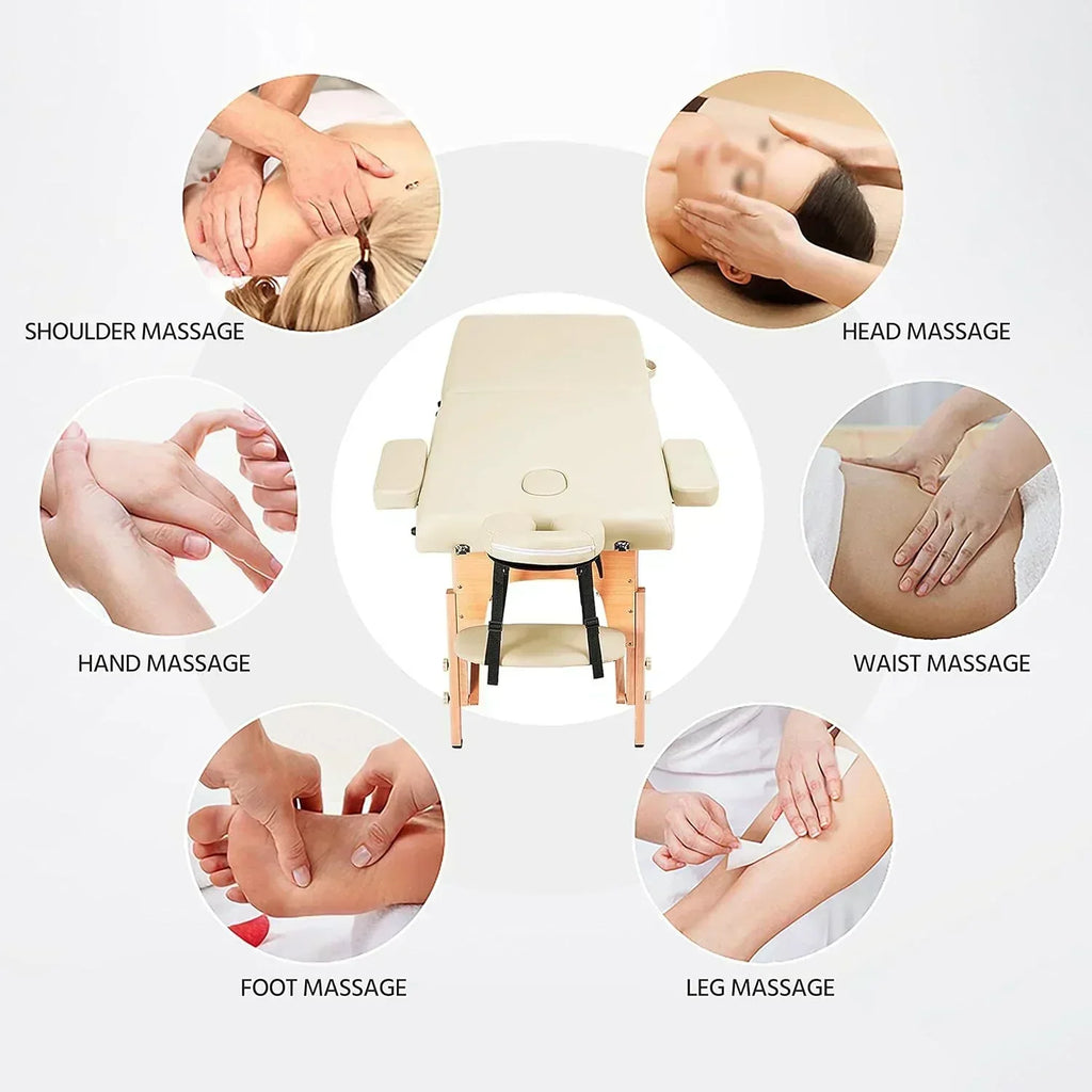Yaheetech Massage Table Portable Lash Beds Spa Bed Massage Couch Foldable Spa Tables