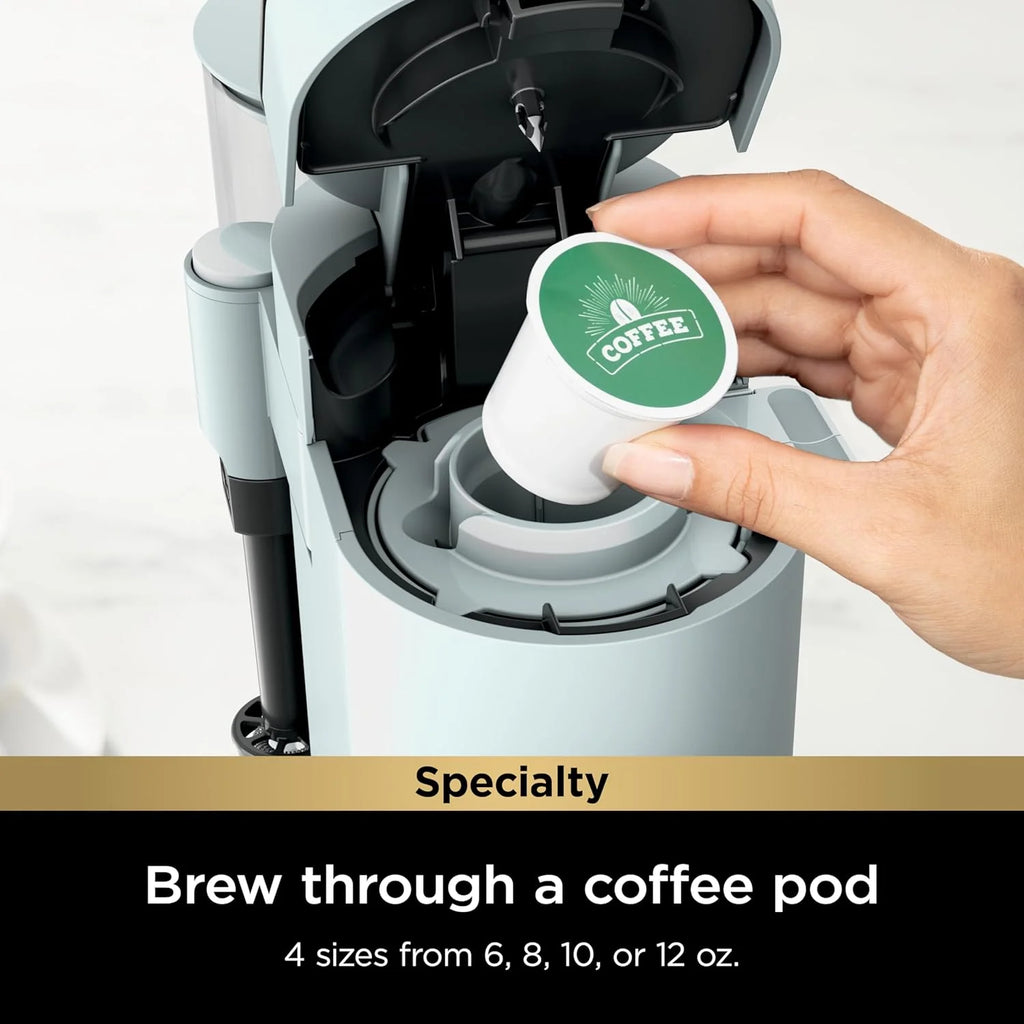 Ninja Pod & Grounds Single-Serve Coffee Maker 56-oz. Reservoir Stone PB051ST