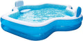 Members Mark Elegant Family Pool 10 Feet Long 2 Inflatable Seats
