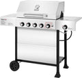 Royal Gourmet GA5401T 5-Burner BBQ Liquid Propane Gas Grill Stainless Steel 61000 BTU Output