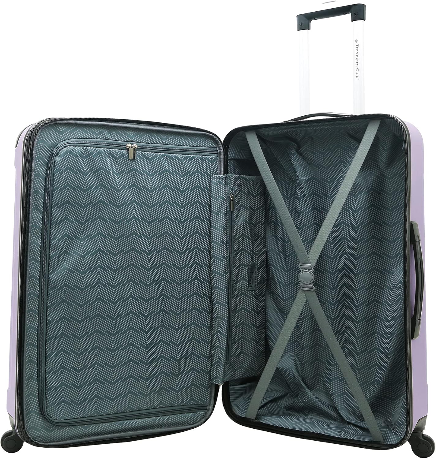 Hardside Travel Luggage Lilac Set of 4
