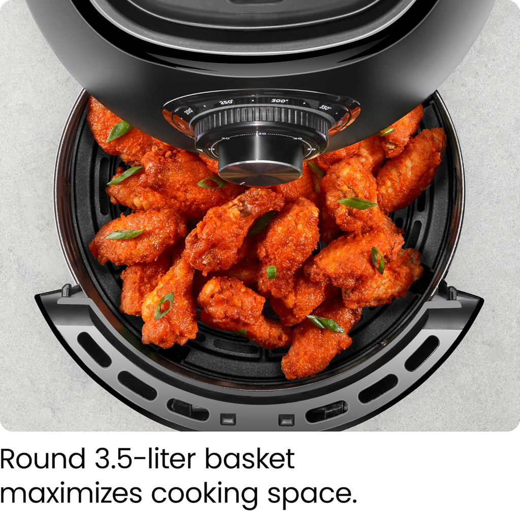 Chefman Compact 6.3-Quart Digital Air Fryer with Rotisserie Dehydrator and Convection Oven