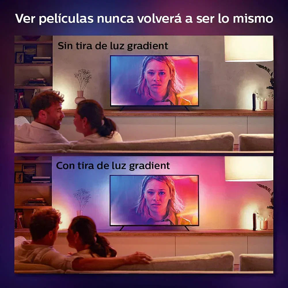 65-inch smart TV light strip flowing color-changing LED light strip backlight synced
