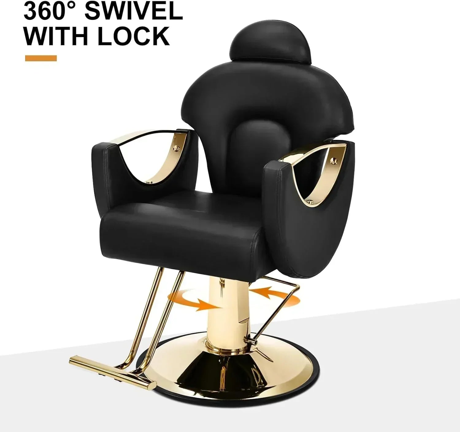 Artist Hand Salon Chair Reclining Barber Chair Oversized Hydraulic Pump Hair Salon Chair
