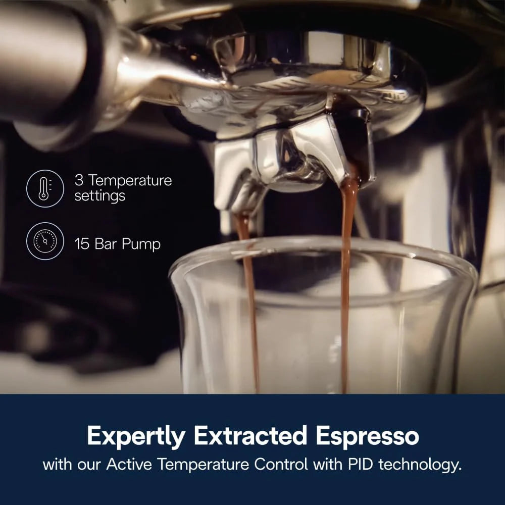 De'Longhi La Specialista Touch Espresso Machine with Grinder & Milk Frother ?Cold Brew & Iced Coffee Maker, Burr Grinder, 10 Drink Presets, Compact Bean to Cup, Award-Winning Italian Design