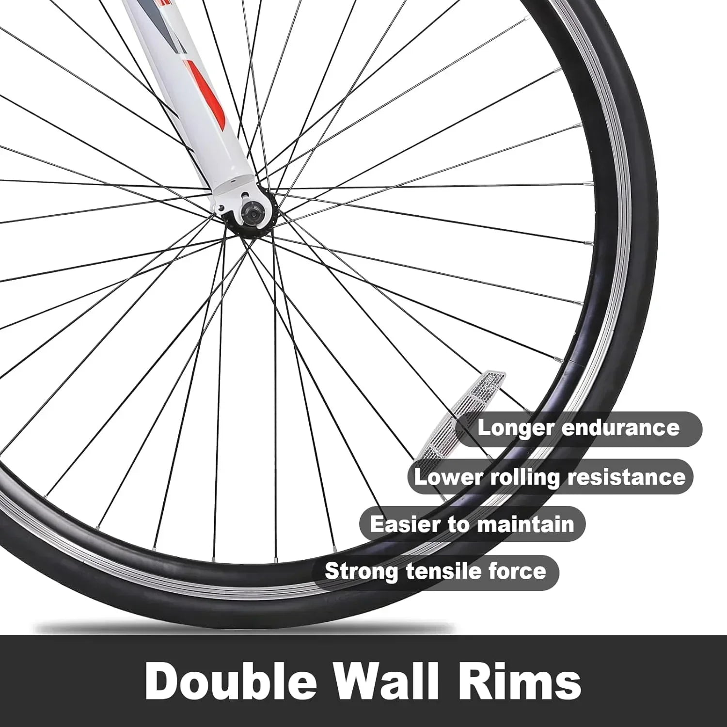 WEIZE Road Bike 700C Wheel City Commuter Bicycle Shimano 14 Speed Drop Bar Racing Adult Bike