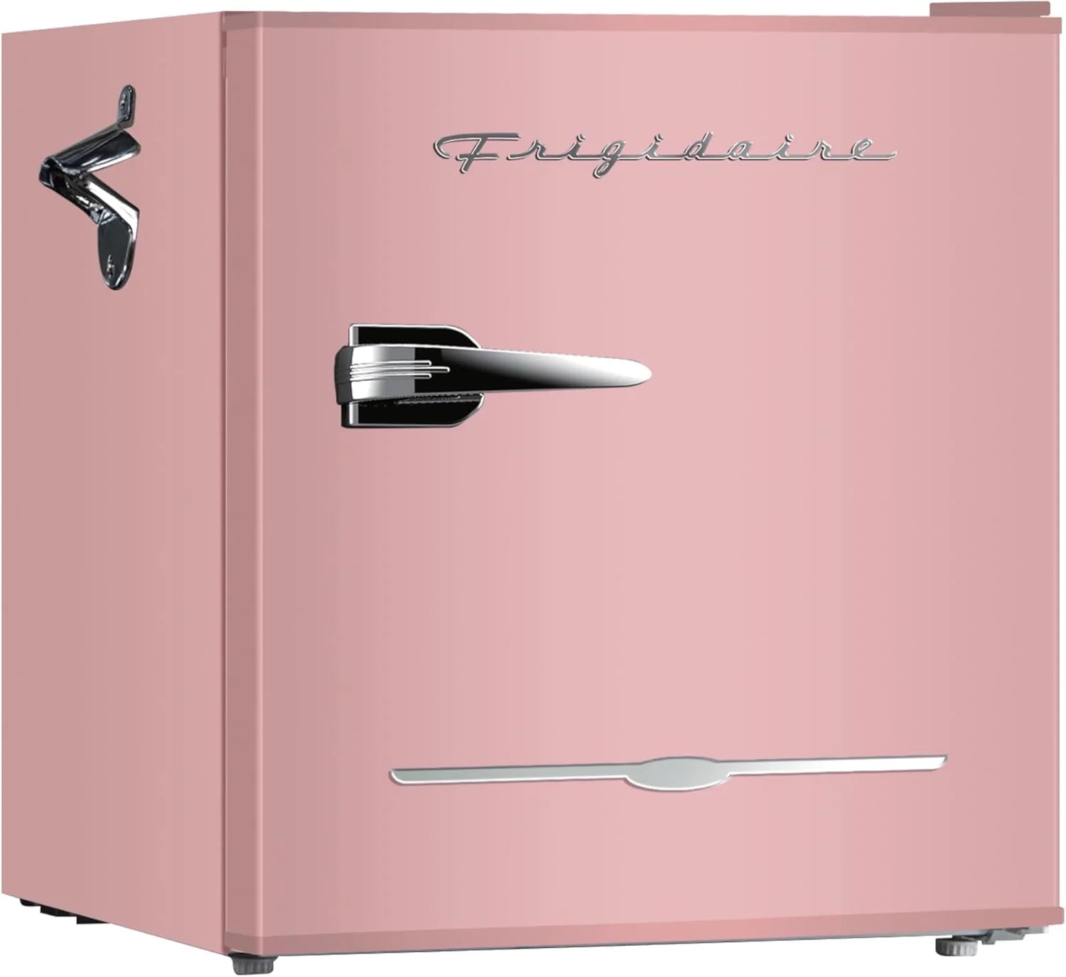 Frigidaire EFR176 Retro Compact Fridge with Chiller Mini Refrigerator with Built-in Bottle Opener for Office, Bedroom, Dorm Room or Cabin, 1.6 cu ft 16 D x 18 W x 18.5 H, Moonlight