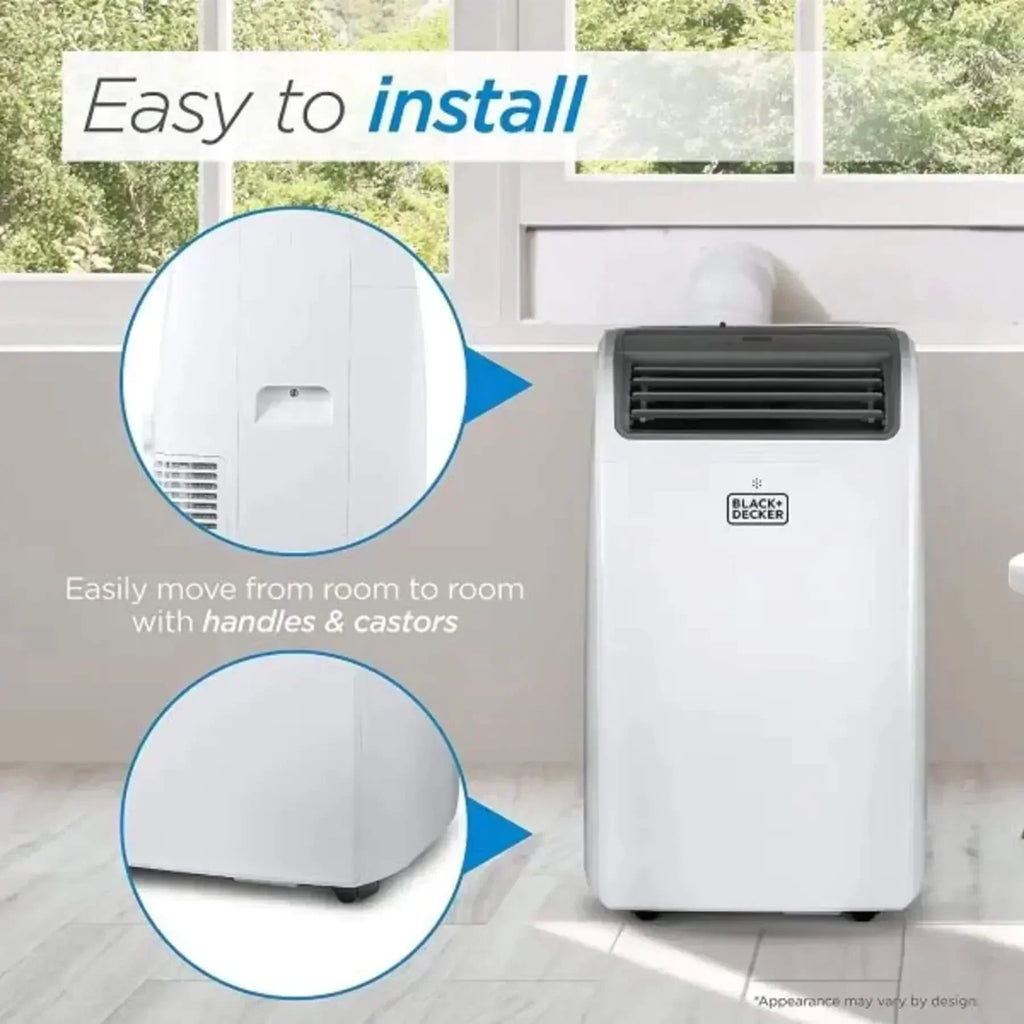 BLACK+DECKER Air Conditioner 14,000 BTU Air Conditioner Portable for Room up to 700 Sq. Ft.