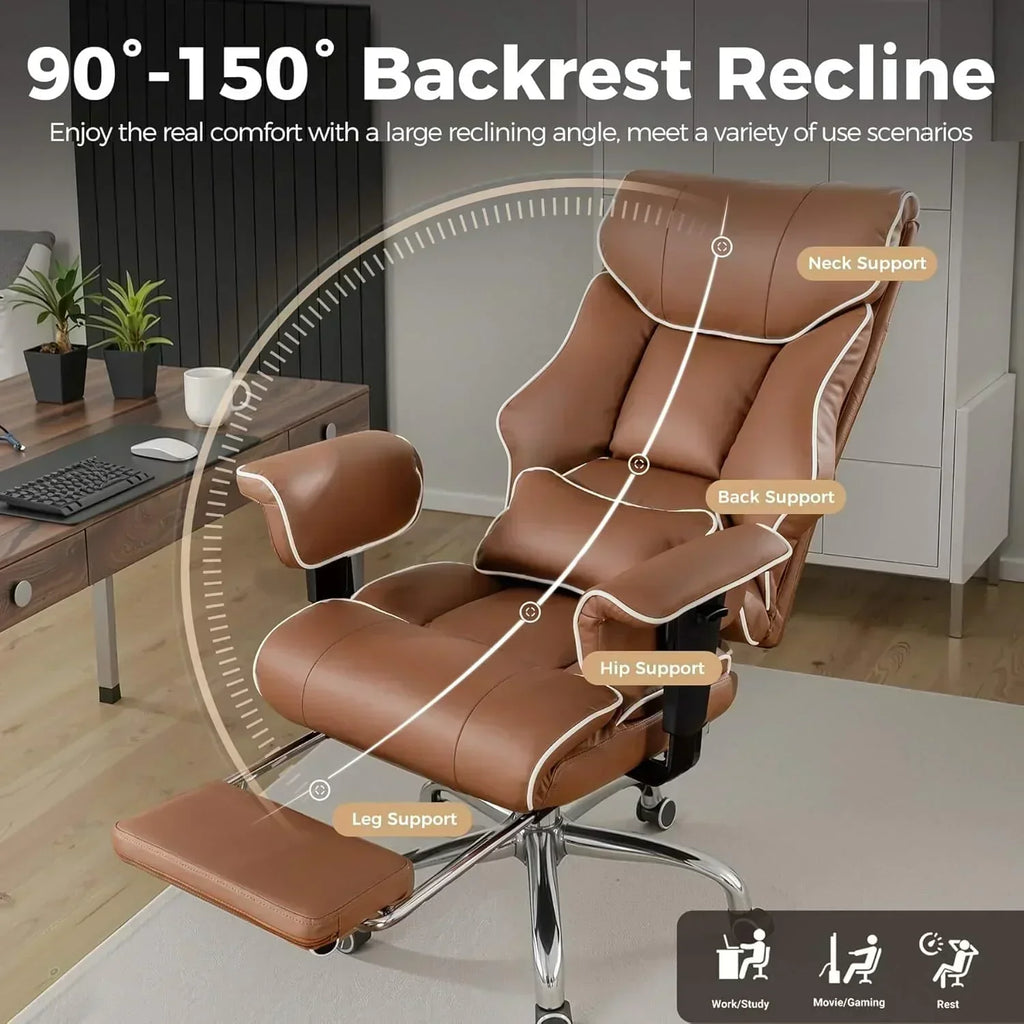 Large Tall Gaming Chair 400 lb Heavy Duty Office Chair