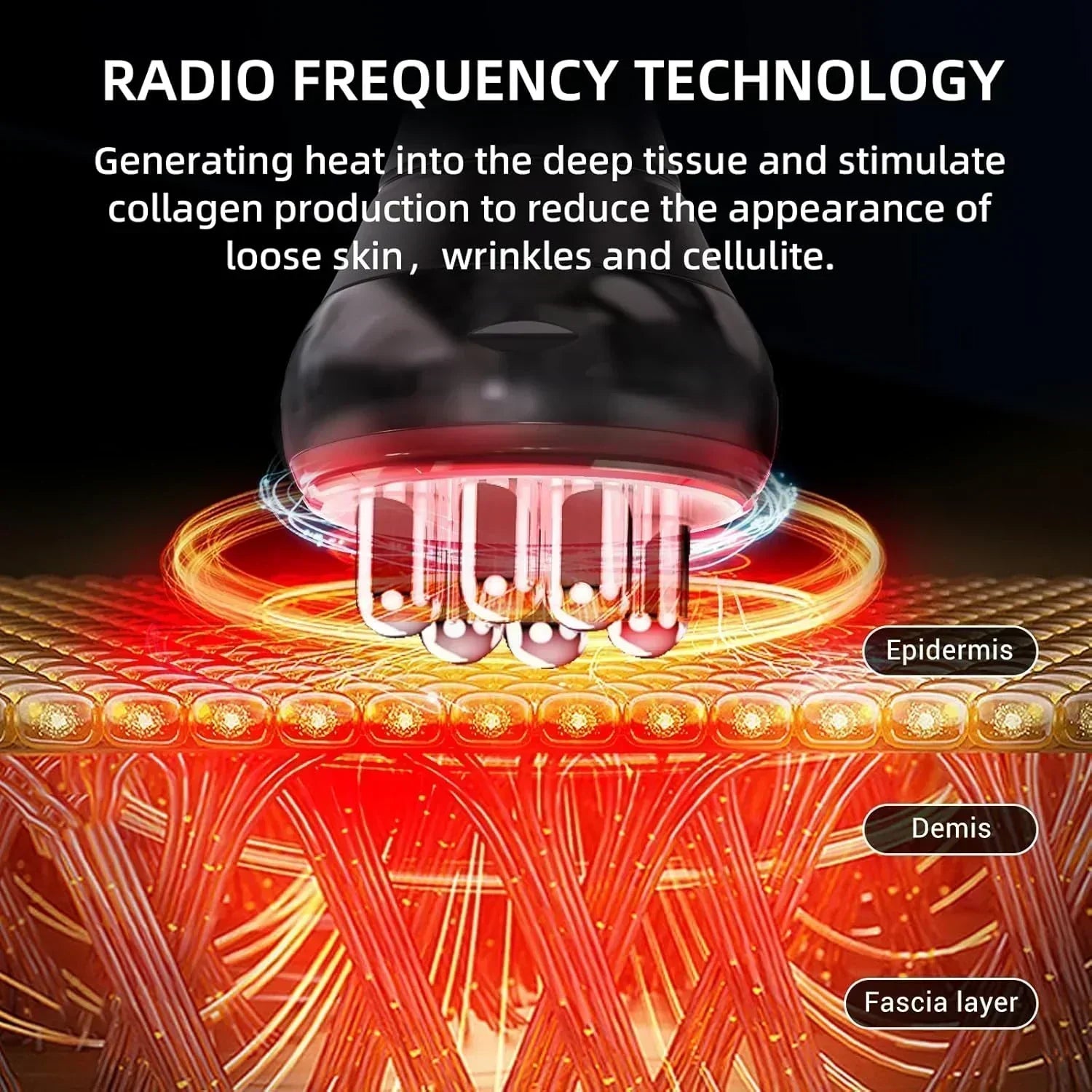 Improvement in The Appearance of Cellulite Device Cellulite Massager Radio Frequency Home Use