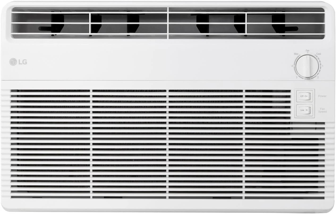 LG 6,000 BTU Window Air Conditioner, 115V, Cools 250 Sq.Ft. for Bedroom, Den