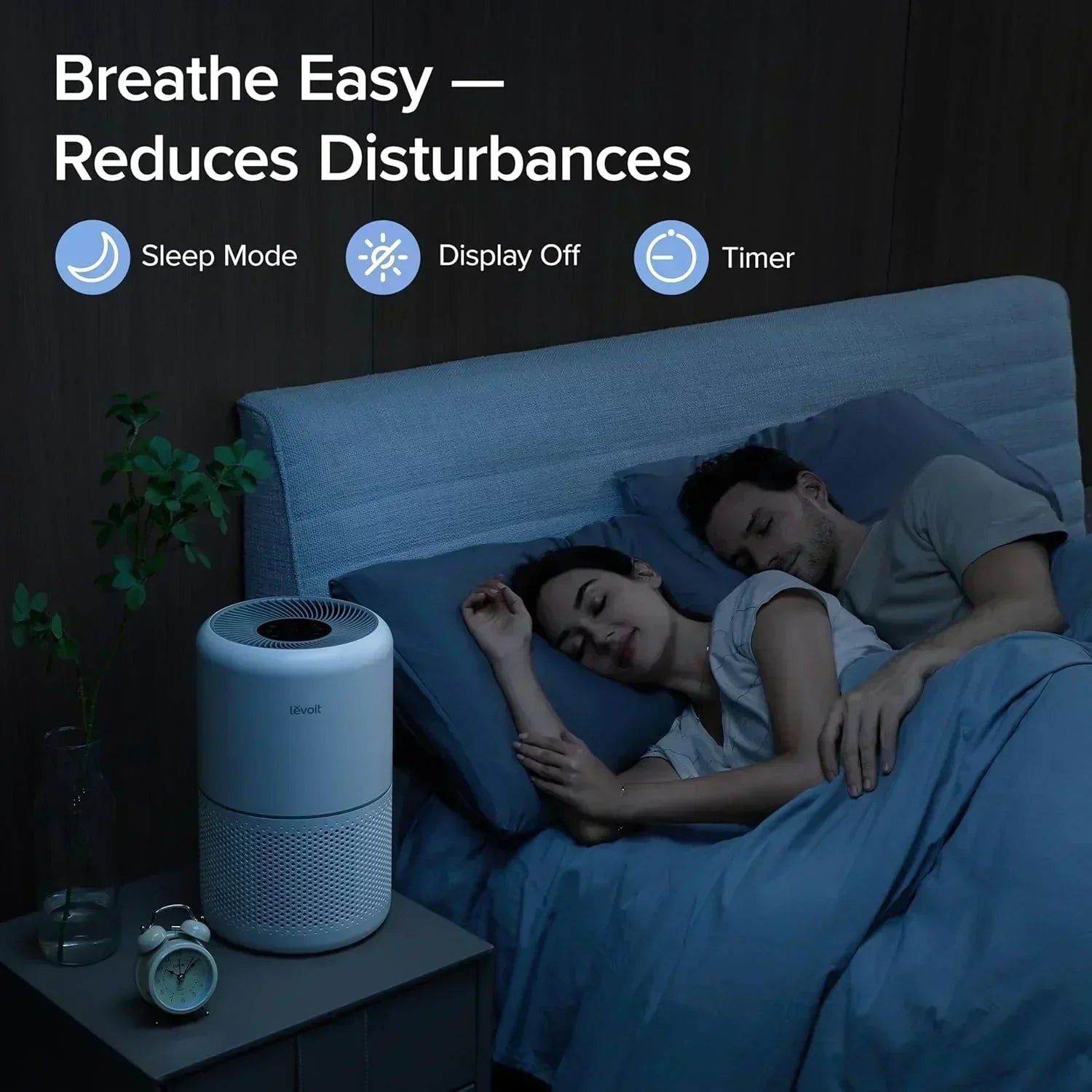 Air Purifier for Bedroom Allergies and Pet Hair 56W High Torque Motor