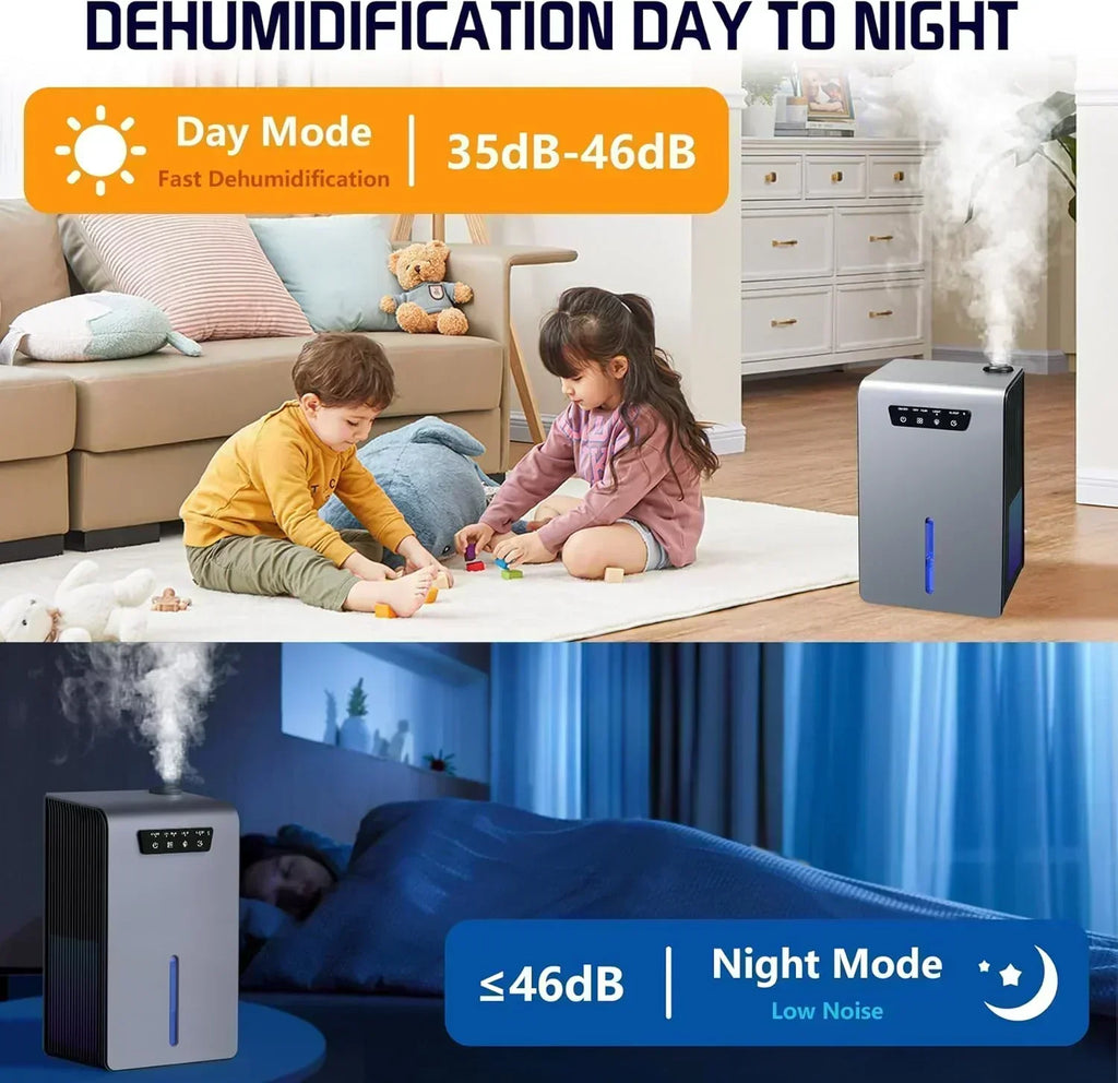 Dehumidifier 2 in 1 Humidifier Dehumidifier Combo 102 OZ Water Tank Dehumidifiers for Home Bedroom
