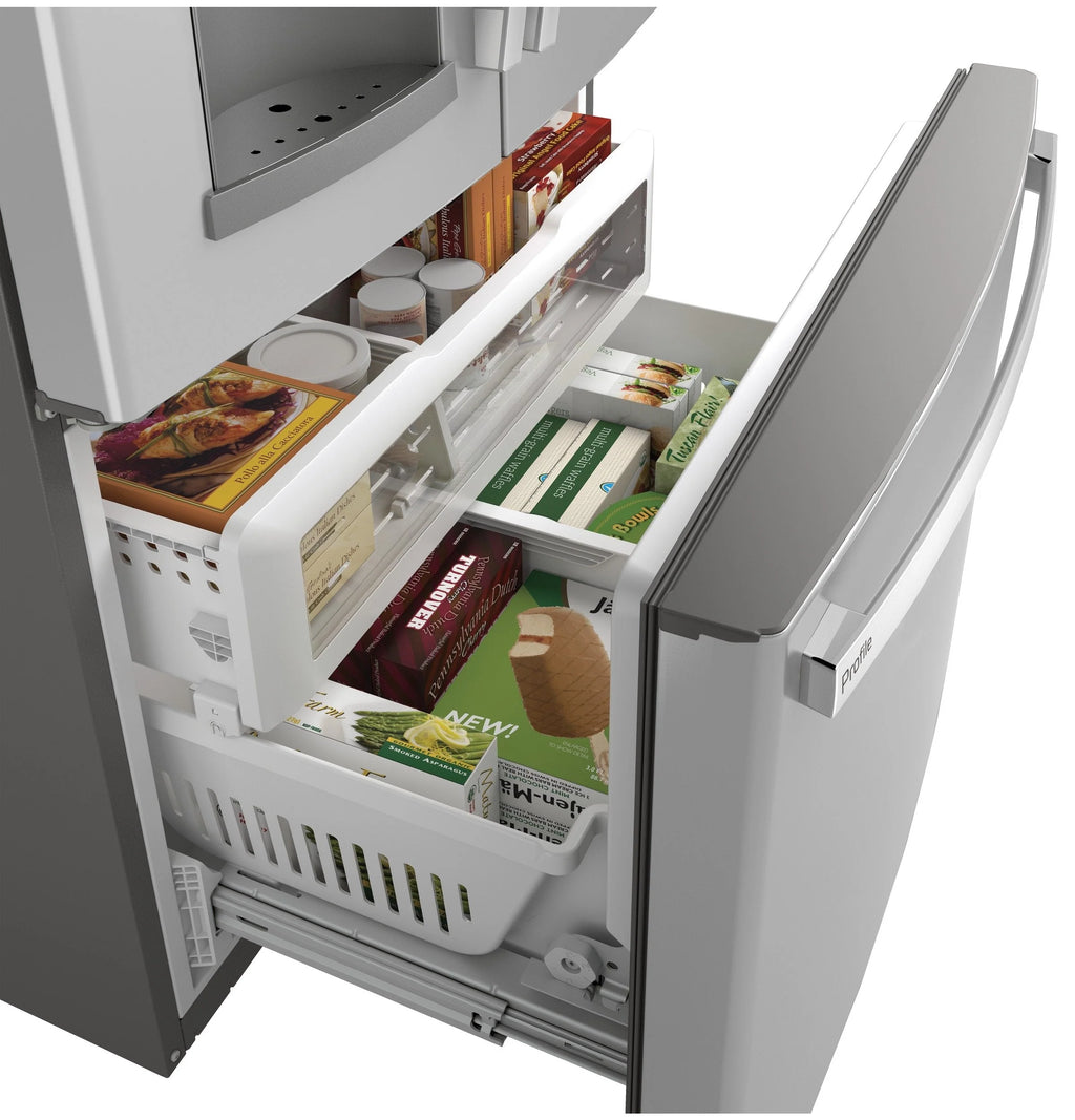 GE Profile Series ENERGY STAR® 27.7 Cu. Ft. Fingerprint Resistant French-Door Refrigerator