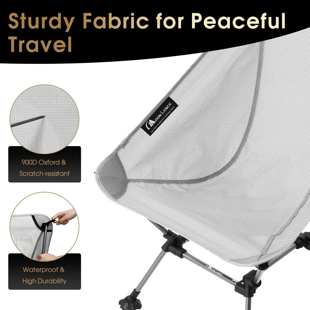 Portable Camping Chair Plus Folding Chair for Backpacking and Hiking