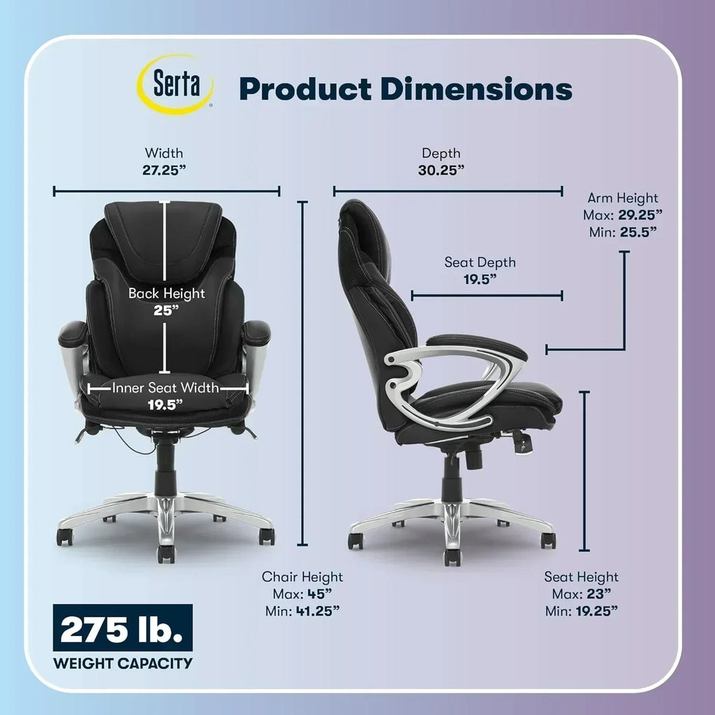 Executive office chair ergonomic computer desk and chair