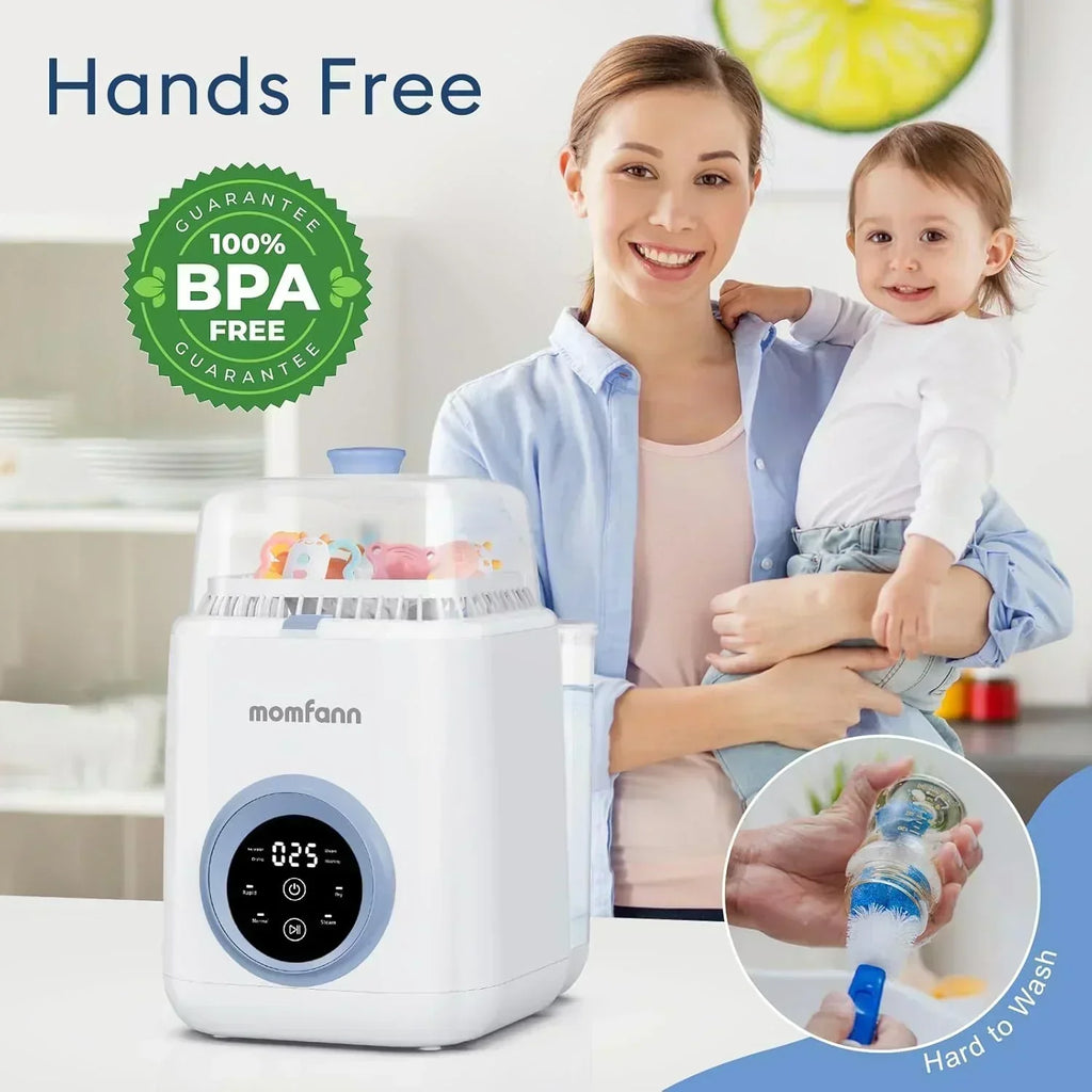 Baby Bottle Washer-19 Min Rapid Wash Sterilizer and Dryer All-in-One Cleaner Bottles Pump Parts