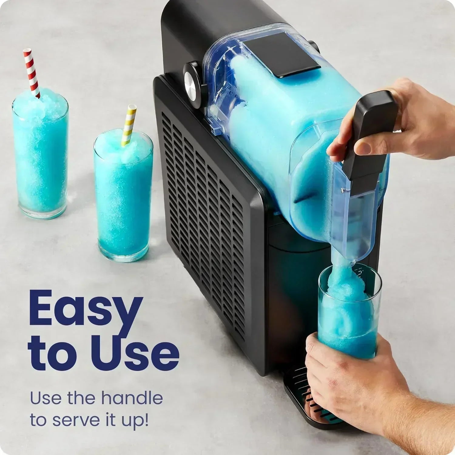 Iceman Slush-Ease Smoothie Maker Frozen Drink Maker 5 presets custom options easy dispensing wand