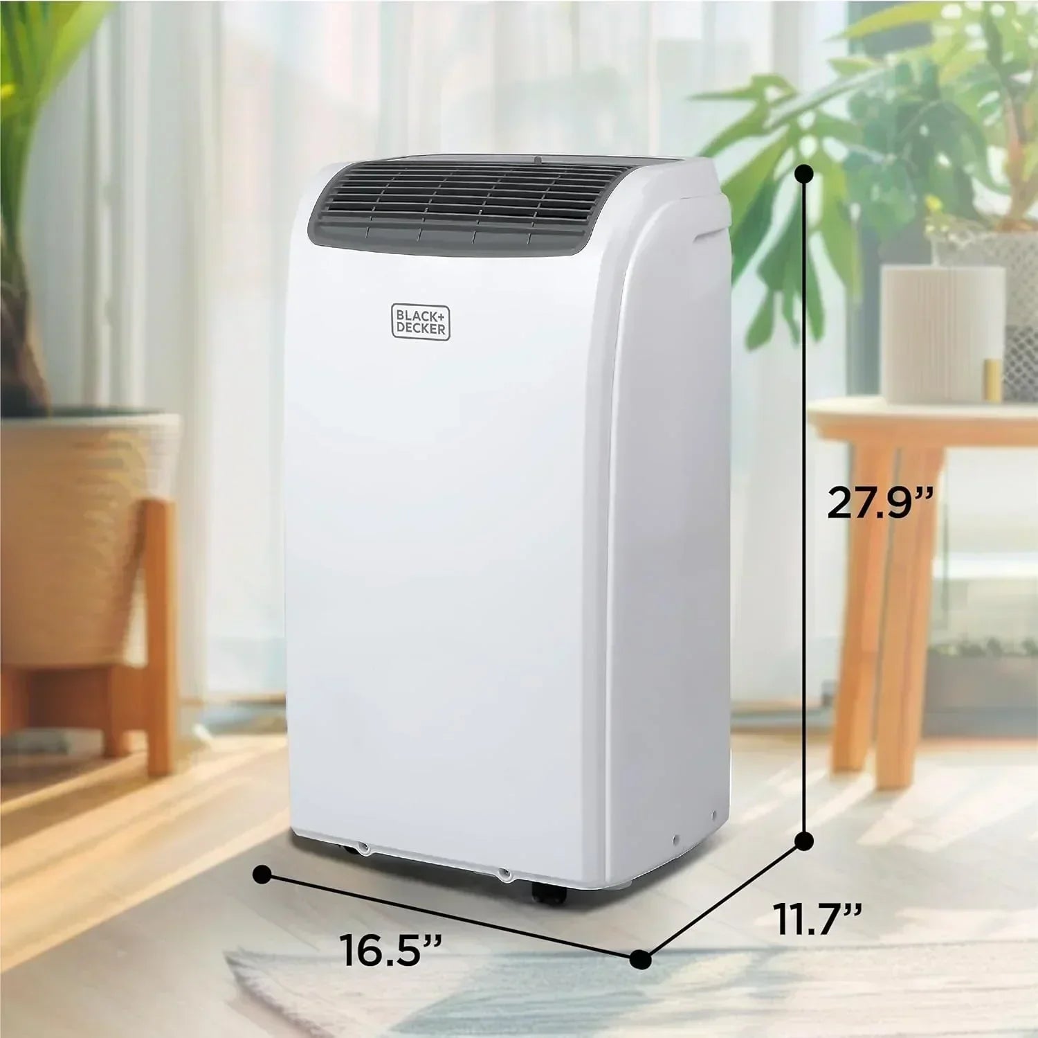 BLACK+DECKER 8,000 BTU Portable Air Conditioner for Rooms up to 350 Sq