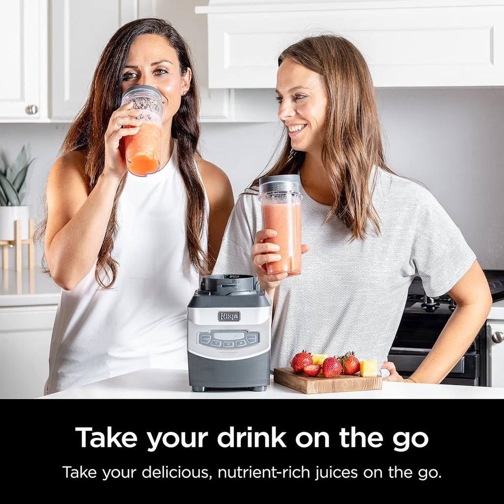 Ninja BL660 Professional Compact Smoothie and Food Processor Blender 1100W 3 Functions