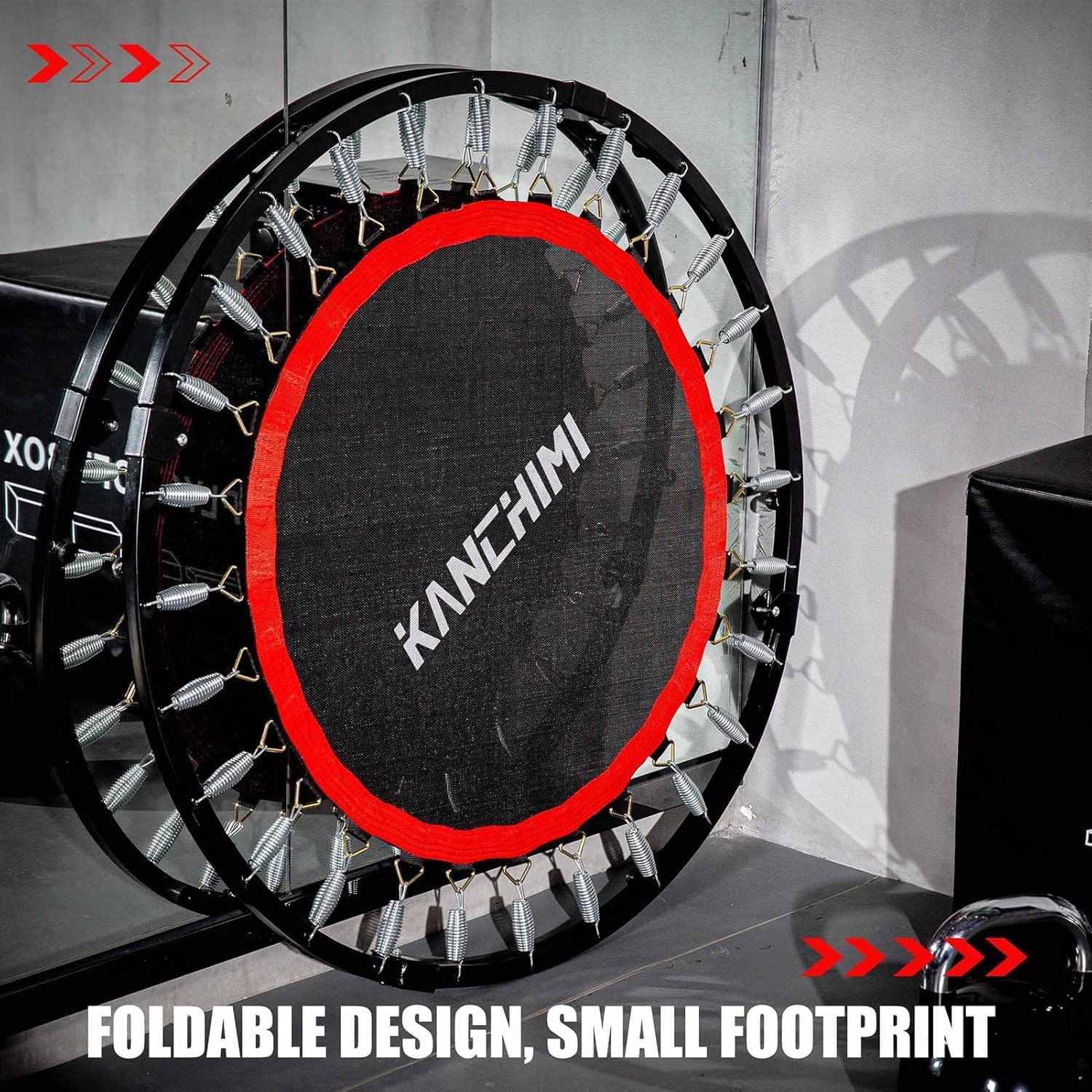 Kanchimi 40 48 Folding Mini Fitness Indoor Exercise Workout Rebounder Trampoline