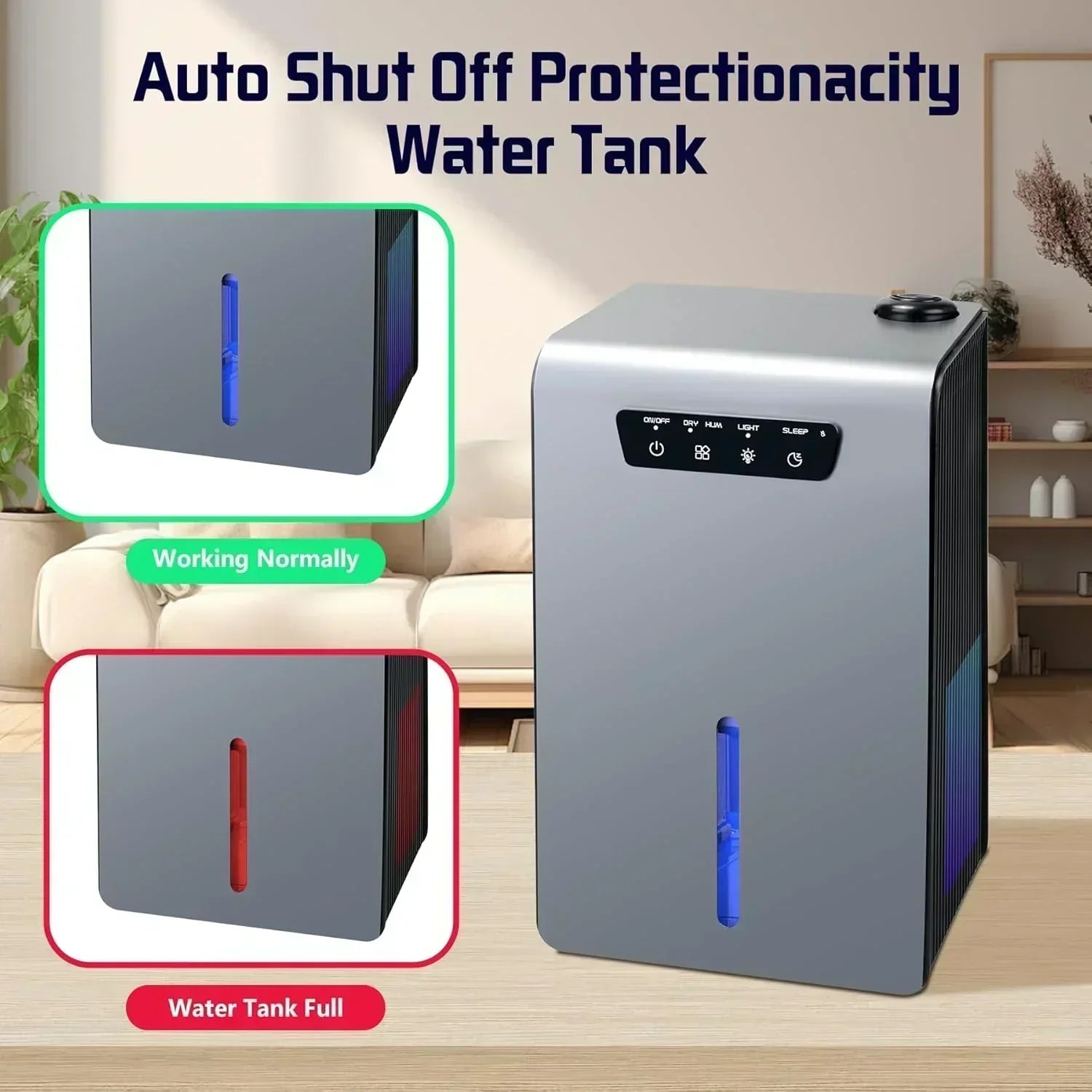Dehumidifier 2 in 1 Humidifier Dehumidifier Combo 102 OZ Water Tank Dehumidifiers for Home Bedroom