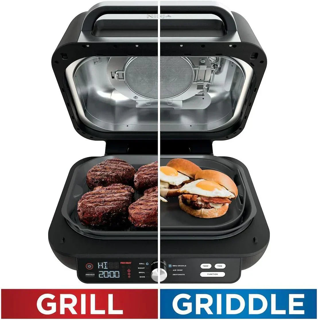 Ninja Foodi Smart XL 6-in-1 Indoor Grill with Air Fry Bake Roast Broil and Dehydrate