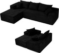 Cloud Sectional Couch with L-Shape Chaise,Modern Modular Sofa with Deep Seat